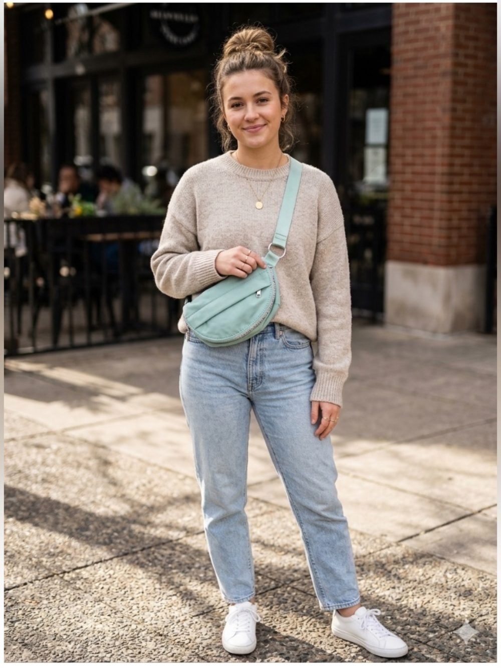 Coco + Carmen Seafoam Crossbody Bag